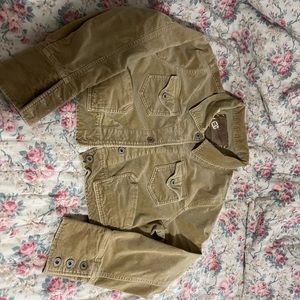 BKE XL cropped velveteen jacket ~